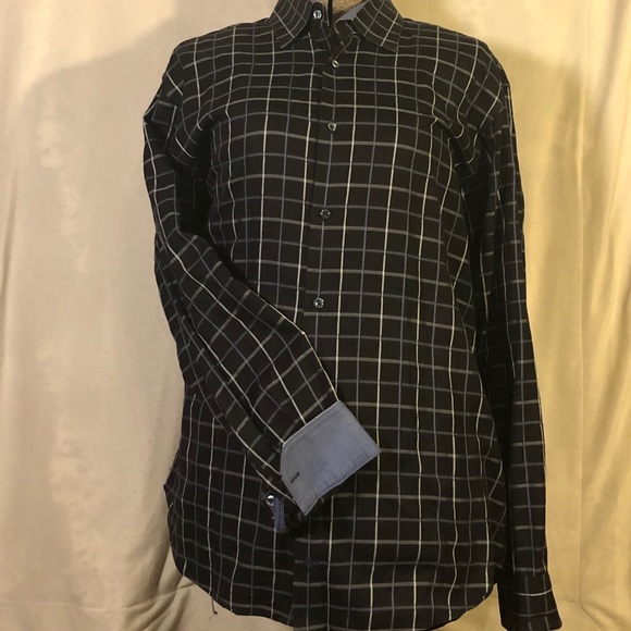 XL navy button down shirt - Picture 1 of 1